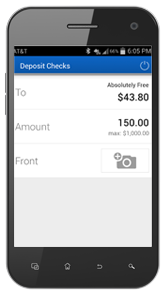 Deposit Checks with your phone
